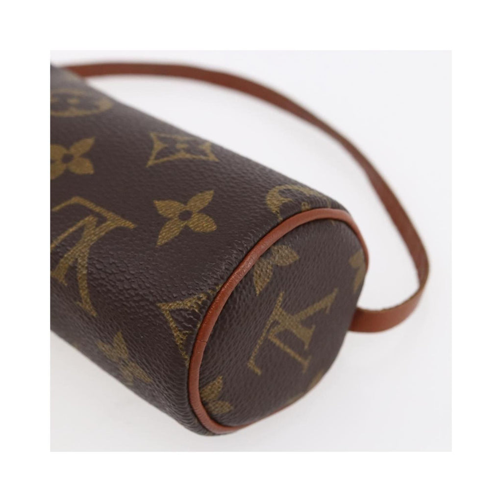 Pochette Louis Vuitton Papillon mini de lona marrón