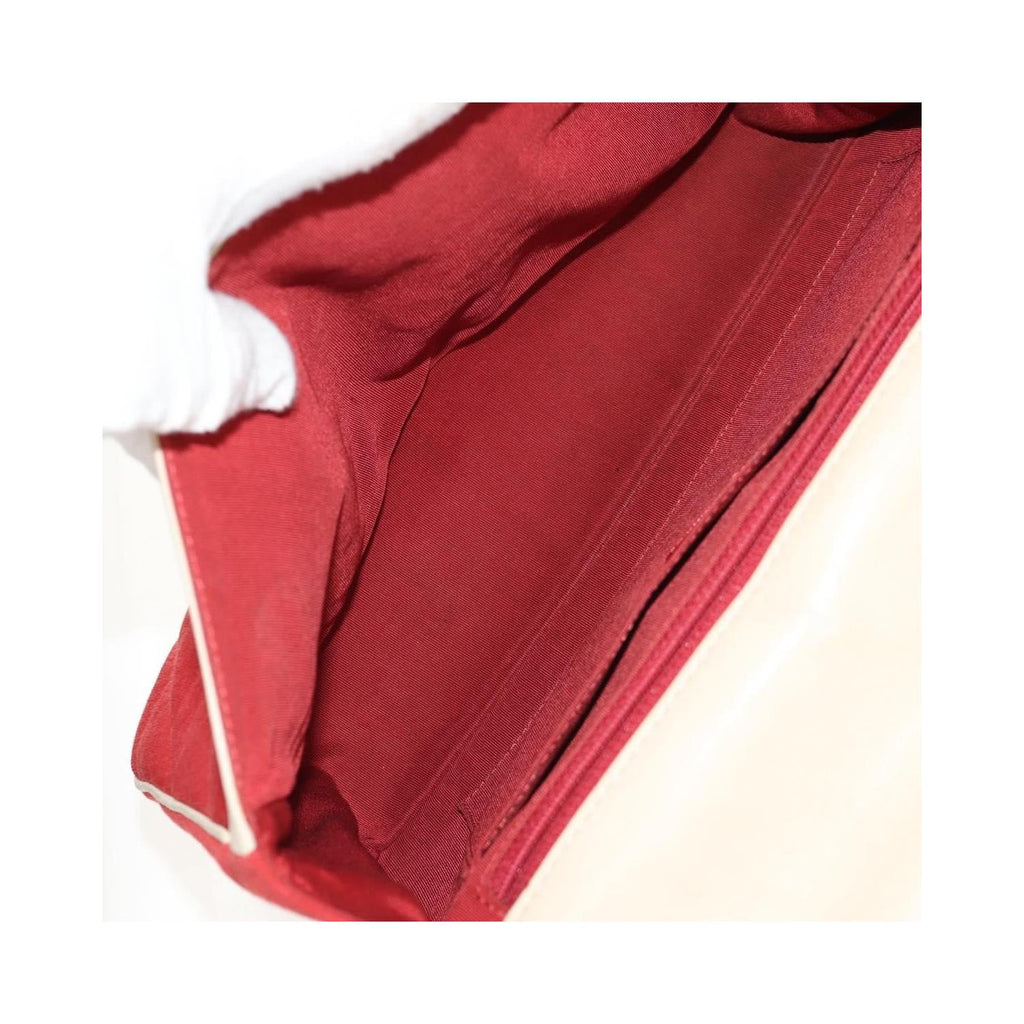 Chanel Leo Lion Medium Cotton Flap Shoulder Bag - Red