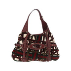 Sac Porté Épaule Gucci Vintage Jackie Shoulder Toile - Vert