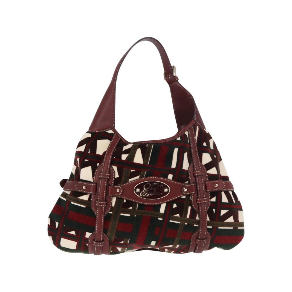Sac Porté Épaule Gucci Vintage Jackie Shoulder Toile - Vert