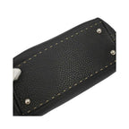 Fendi - Sac À Main Selleria Frame Doctor Mini Cuir - Noir