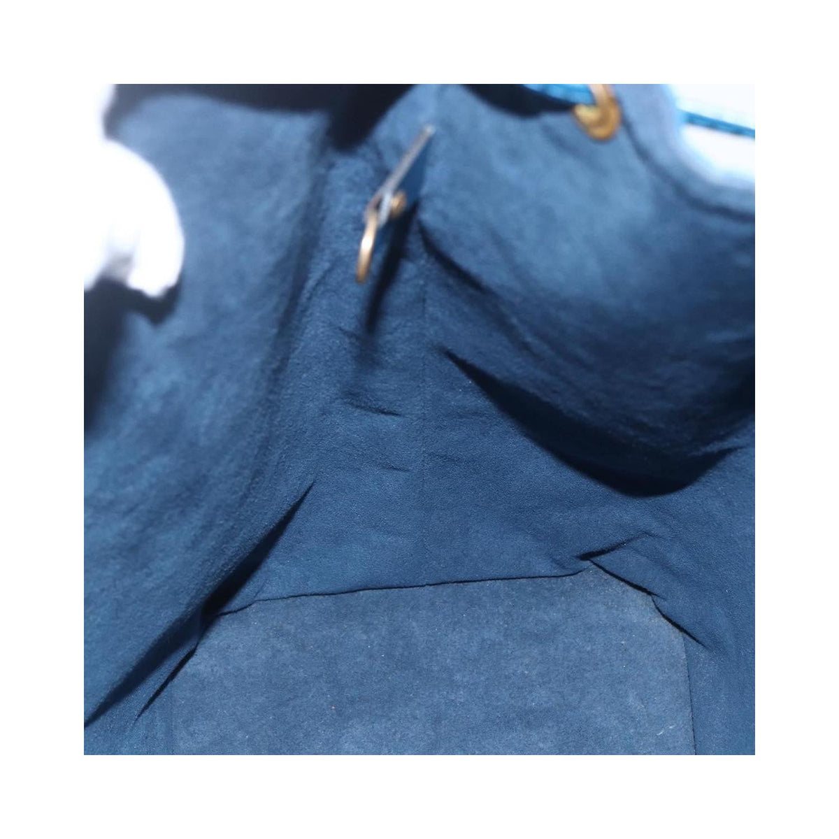 Sac Porté Épaule Louis Vuitton Noe Large Cuir - Bleu