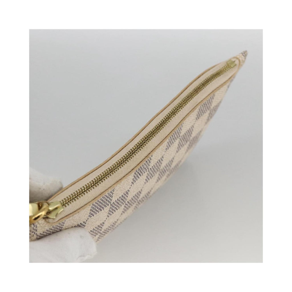 Pochette Louis Vuitton Neverfull Pochette Small Toile - Blanc