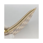 Pochette Louis Vuitton Neverfull Pochette Small Toile - Blanc