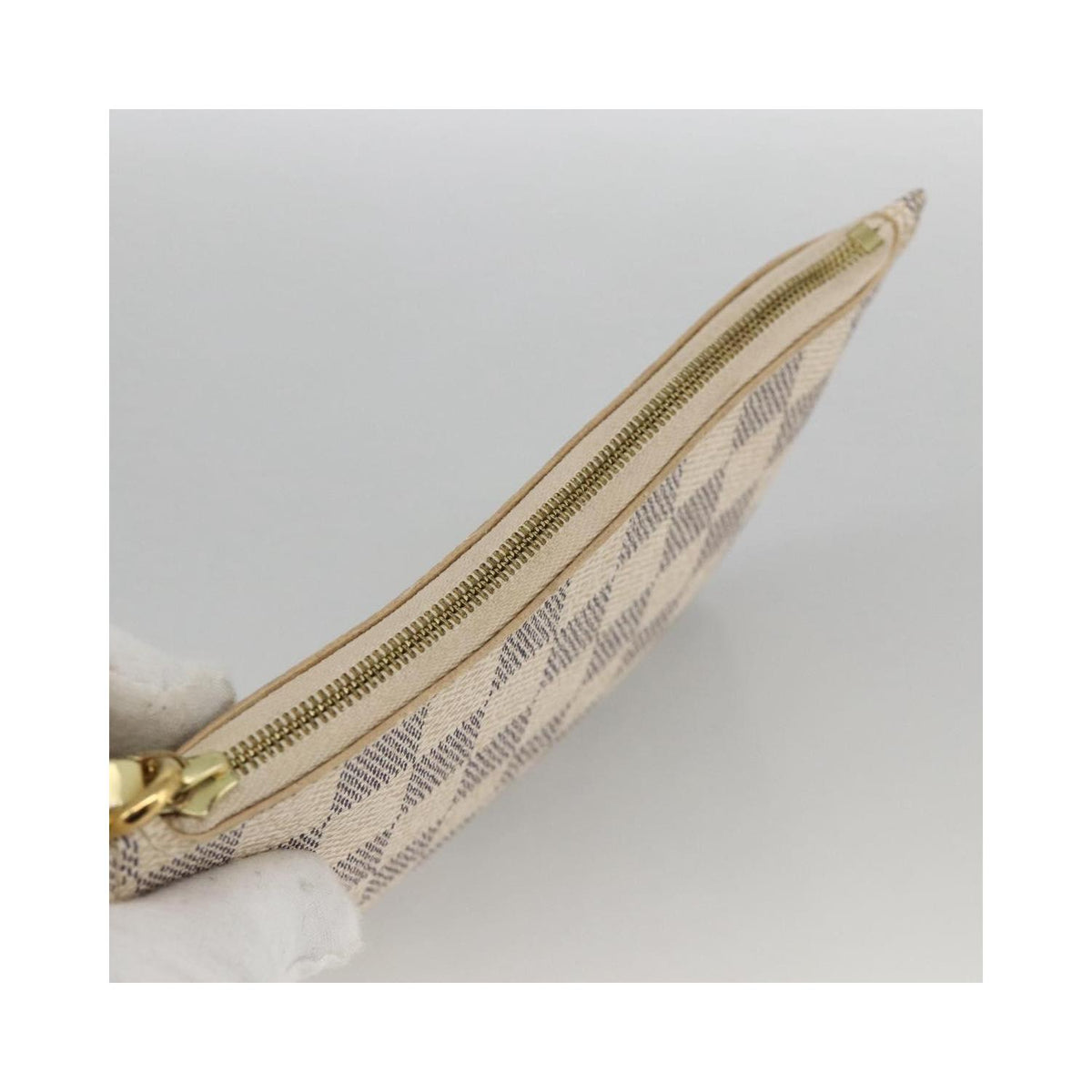 Pochette Louis Vuitton Neverfull Pochette Small Toile - Blanc