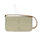 Pochette Celine C Macadam Shoulder Daim - Beige