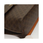 Sac À Main Celine Macadam Handbag Toile - Marron