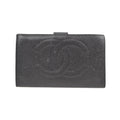 Portefeuille Chanel Timeless Cc French Long Cuir - Noir