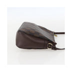 Pochette Louis Vuitton Trousse Make Up Small Toile - Marron