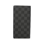 Portefeuille Louis Vuitton Brazza Long Bifold Toile - Gris