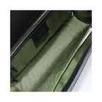 Sac Porté Épaule Gucci Gg Ring Small Cuir - Noir