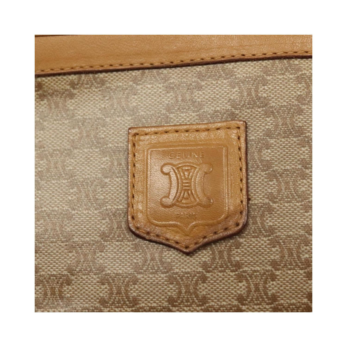 Pochette Celine Macadam Pochette Pvc - Beige