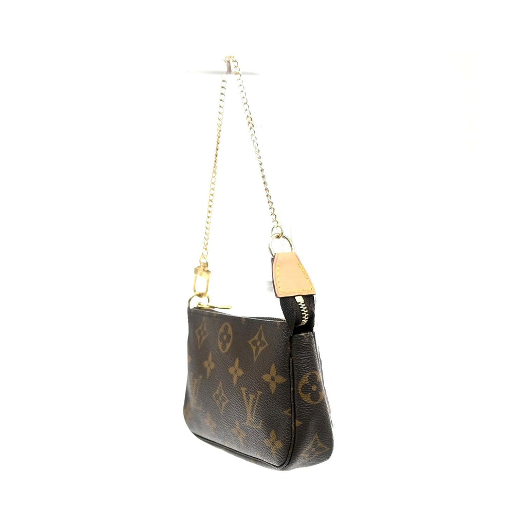 Pochette Louis Vuitton Mini Pochette Accessoires Mini Cuir - Marron