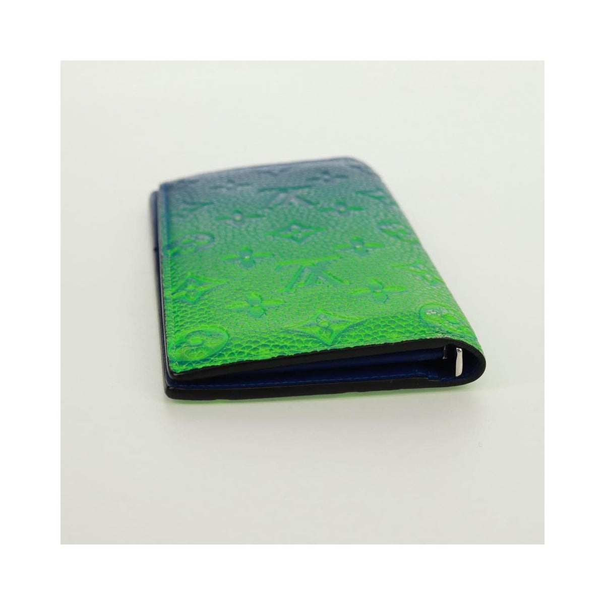 Portefeuille Louis Vuitton Brazza Cuir - Vert