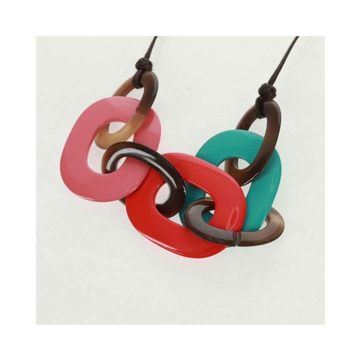 Collier Hermes Karamba Plastic - Multicolore