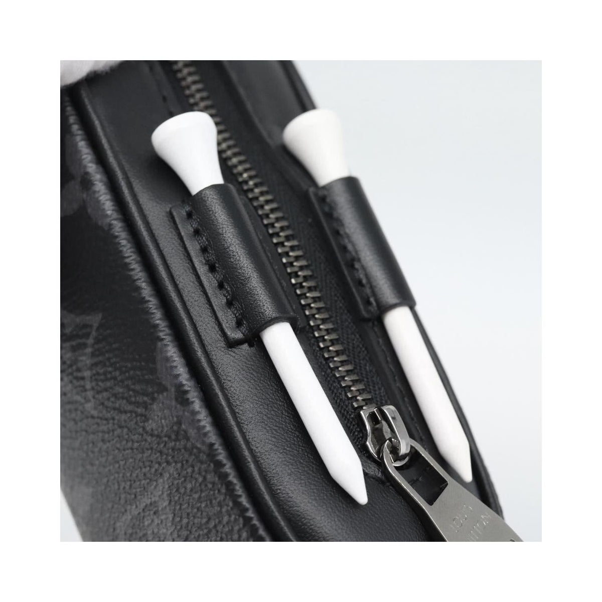 Pochette Louis Vuitton Golf Ball Case Toile - Noir