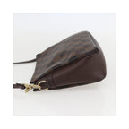 Pochette Louis Vuitton Trousse Make Up Small Toile - Marron