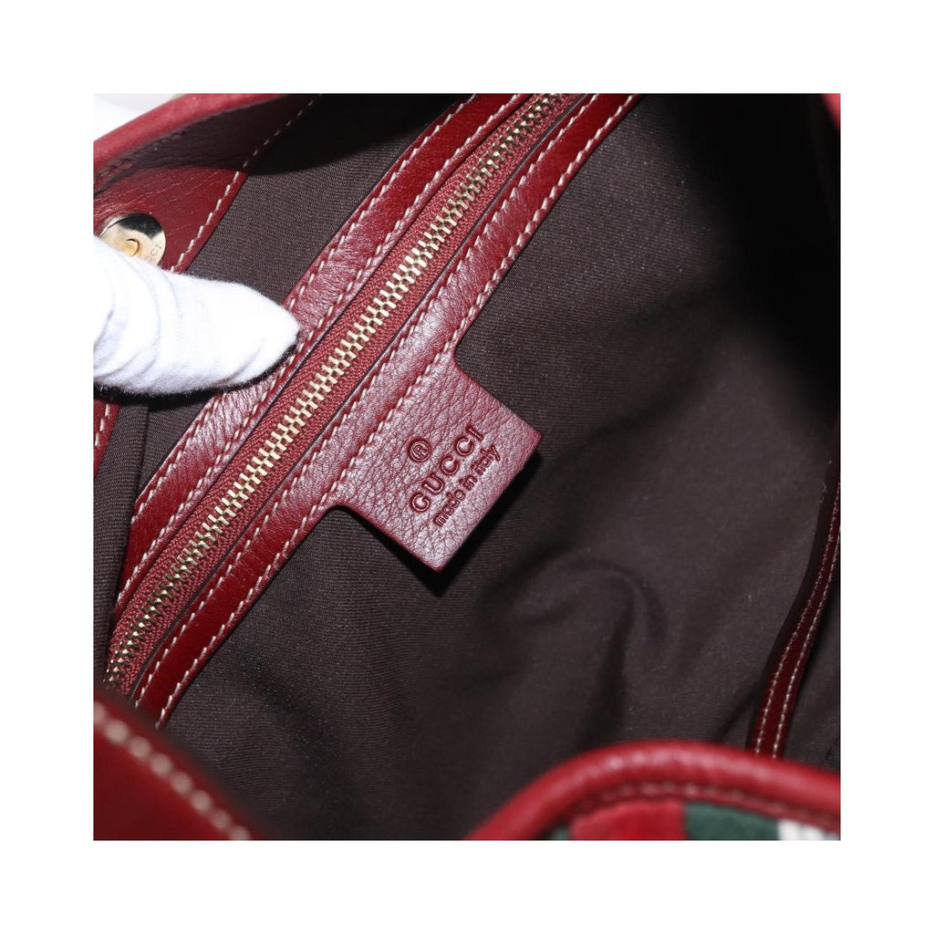 Sac Porté Épaule Gucci Vintage Jackie Shoulder Toile - Vert