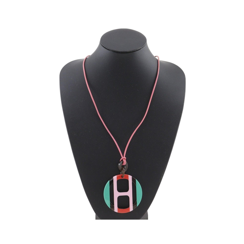 Collier Hermes Necklace Buffalo Horn And Horn - Rose