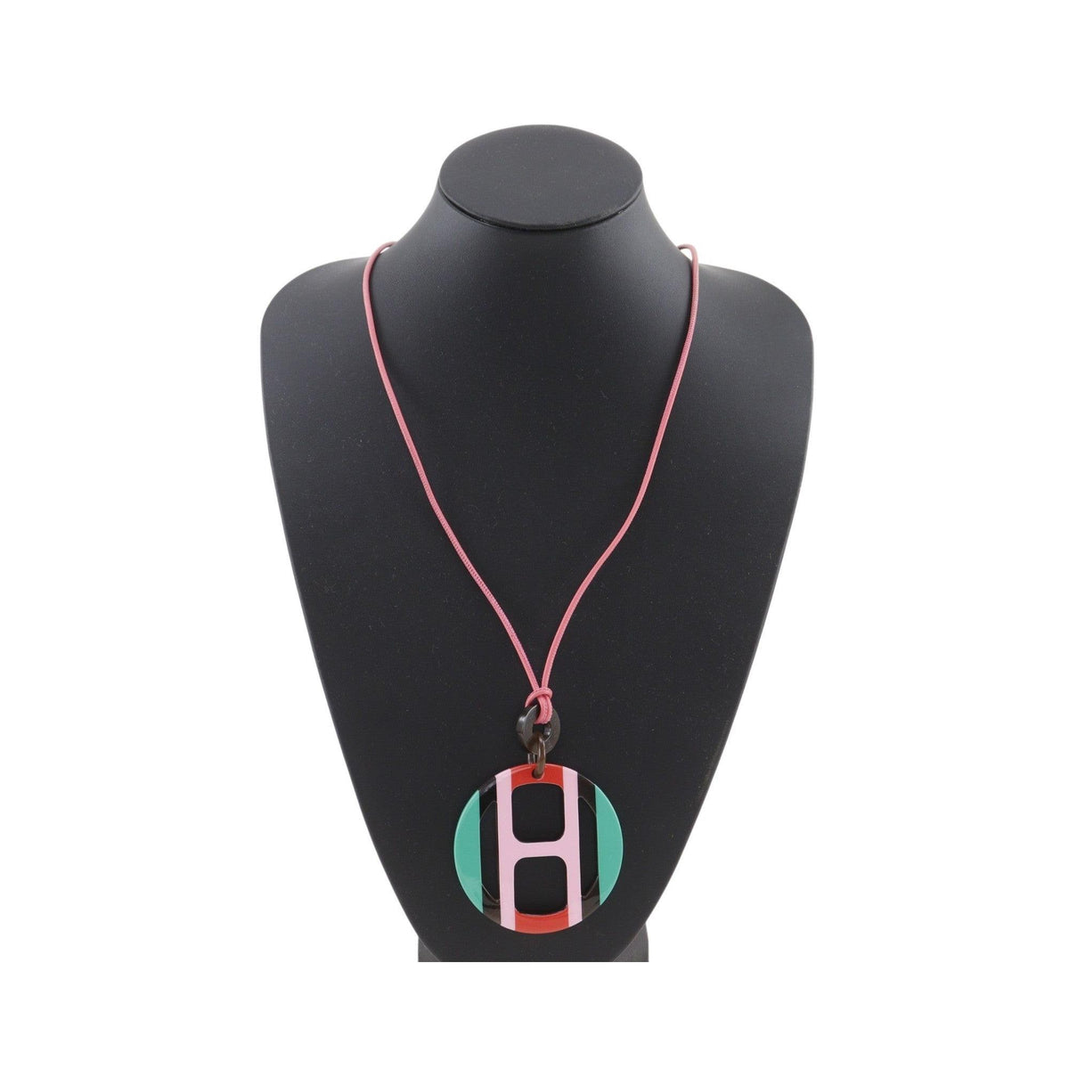 Collier Hermes Necklace Buffalo Horn And Horn - Rose