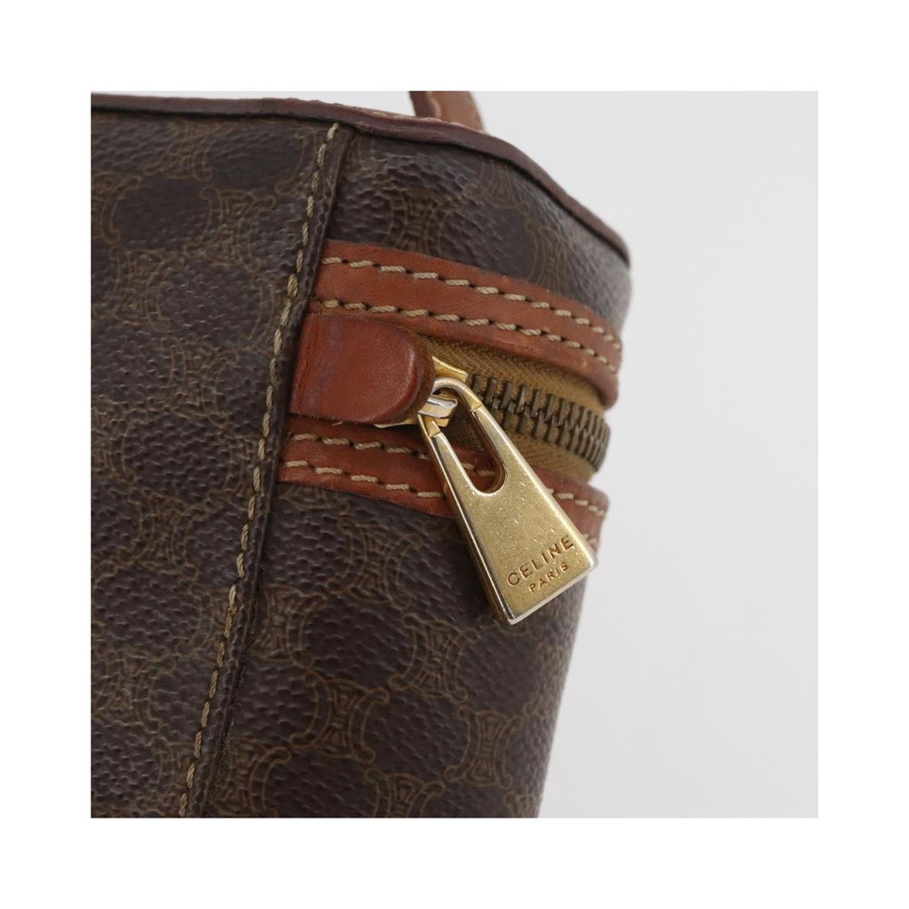 Pochette Celine Macadam Vanity Toile - Marron