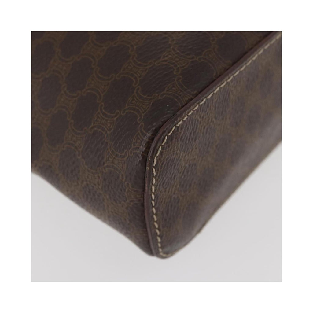 Pochette Celine Macadam Vanity Toile - Marron