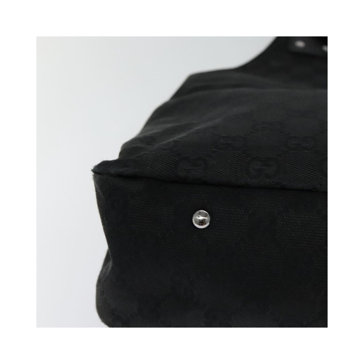 Sac Porté Épaule Gucci Gg Canvas Toile - Noir