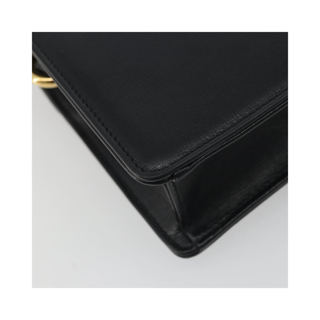 Sac Porté Épaule Gucci Gg Ring Small Cuir - Noir