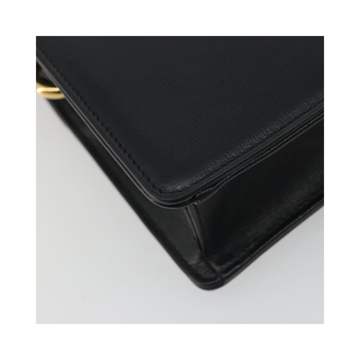 Sac Porté Épaule Gucci Gg Ring Small Cuir - Noir