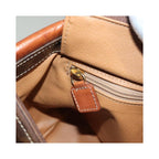 Sac À Main Celine Macadam Handbag Toile - Marron