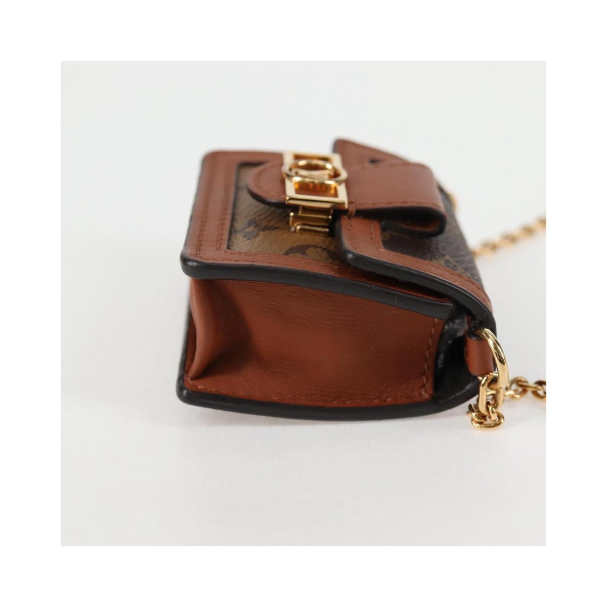 Sac Porté Épaule Louis Vuitton Dauphine Mini Toile - Marron