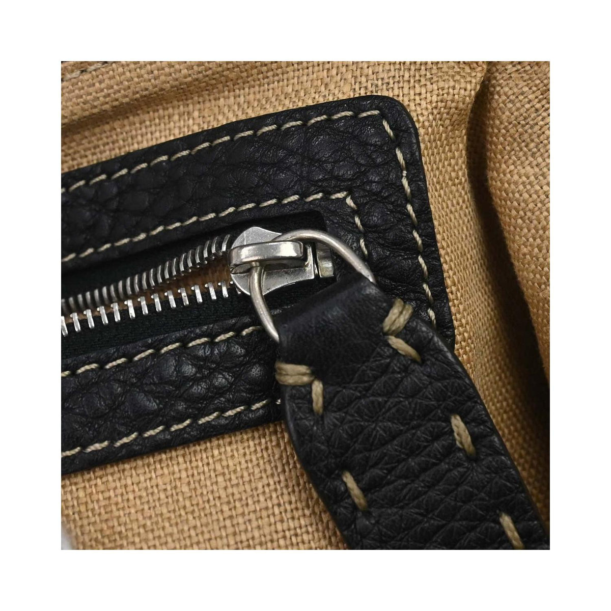 Fendi - Sac À Main Selleria Frame Doctor Mini Cuir - Noir