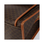 Cabas Celine Vintage Macadam Tote Bag Toile - Marron