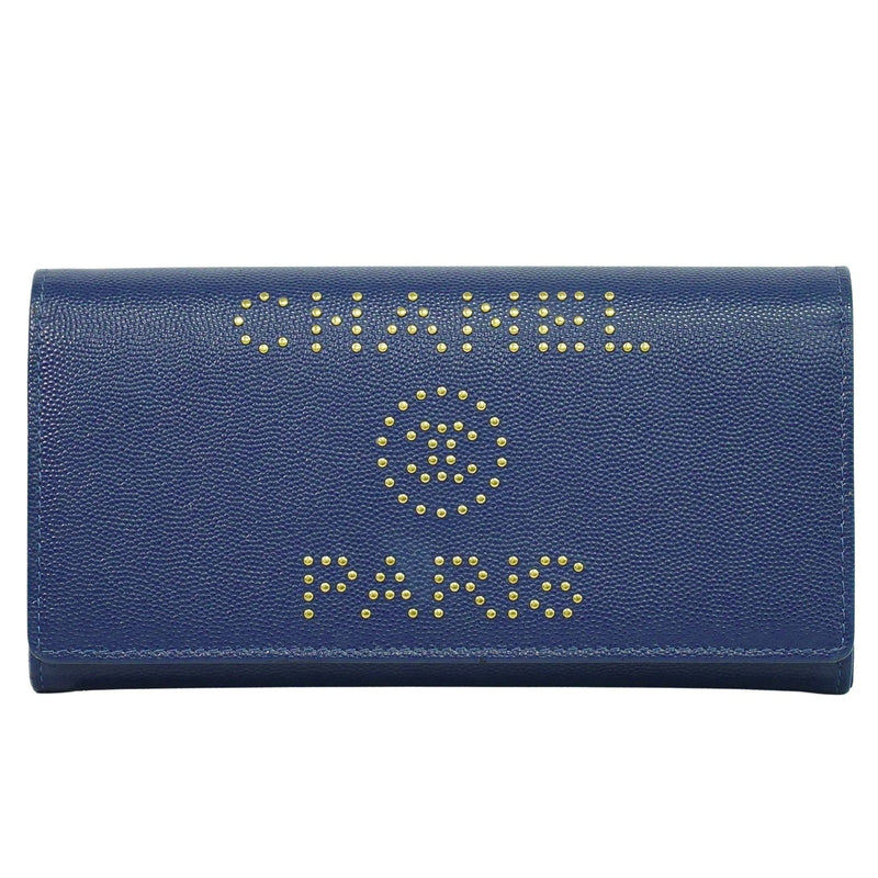 Chanel Deauville Flap Wallet Caviar Long