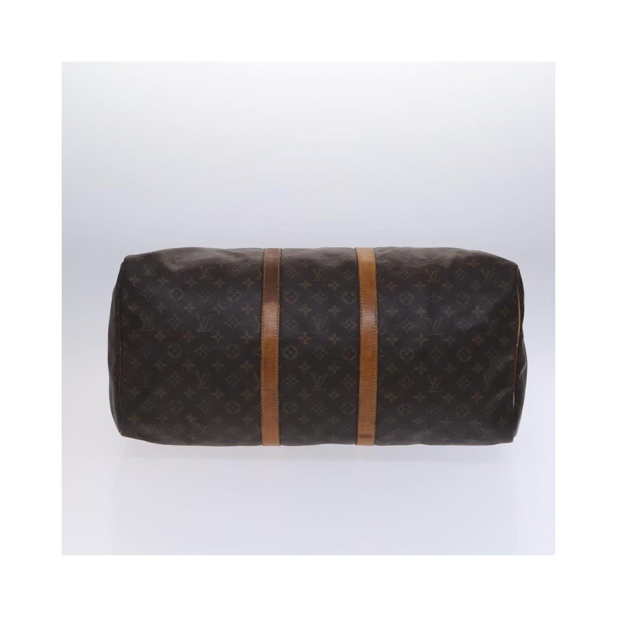 Louis Vuitton Keepall 55 canvas travel bag – brown
