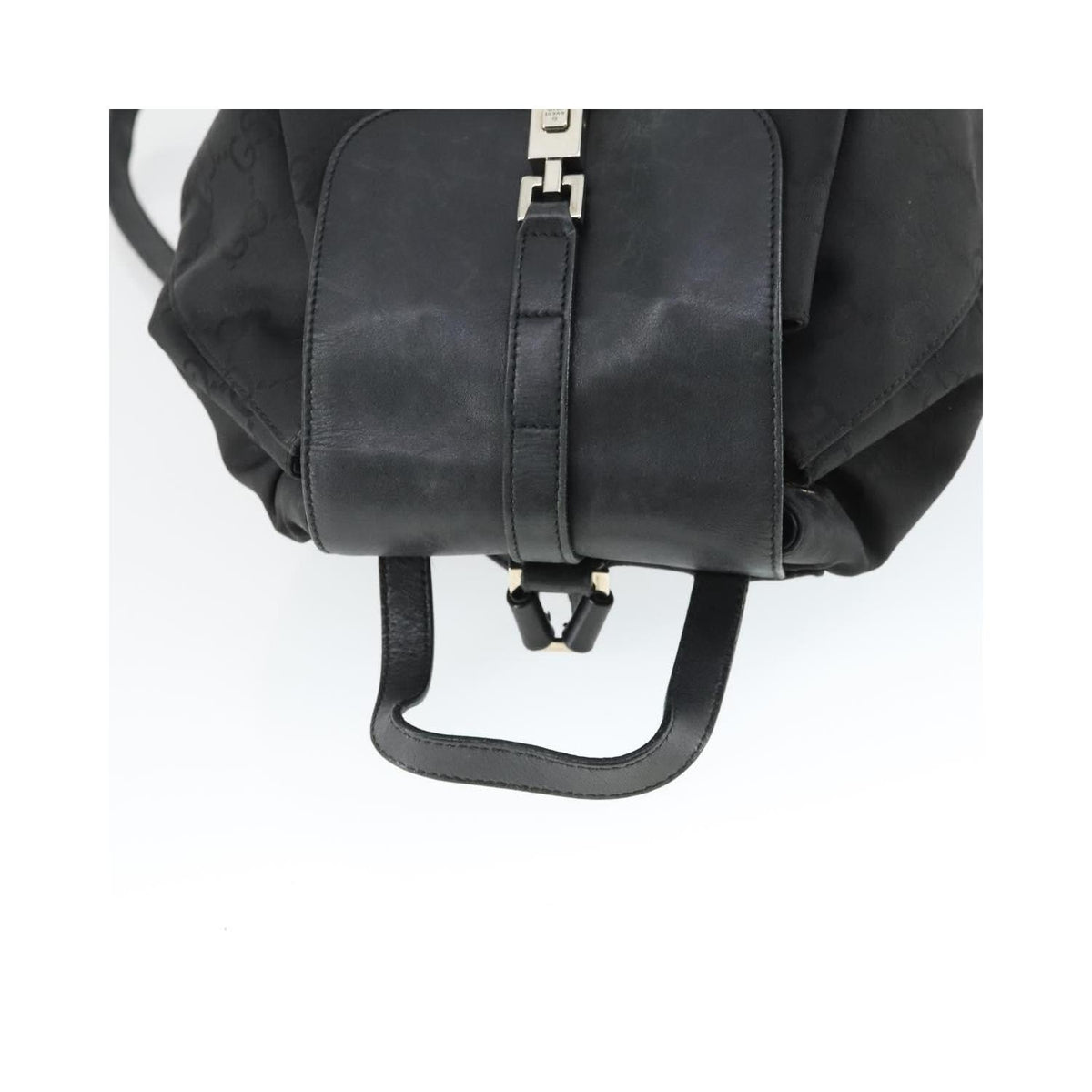Sac À Dos Gucci Vintage Jackie Backpack Medium Toile - Noir