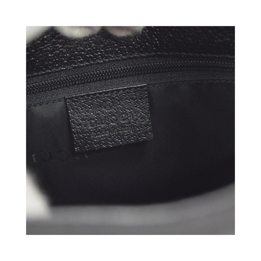 Sac Porté Épaule Gucci Vintage Jackie O Hobo Cuir - Noir