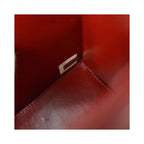 Sac Porté Épaule Chanel Vintage Mademoiselle Lock Chain Flap Cuir - Rouge