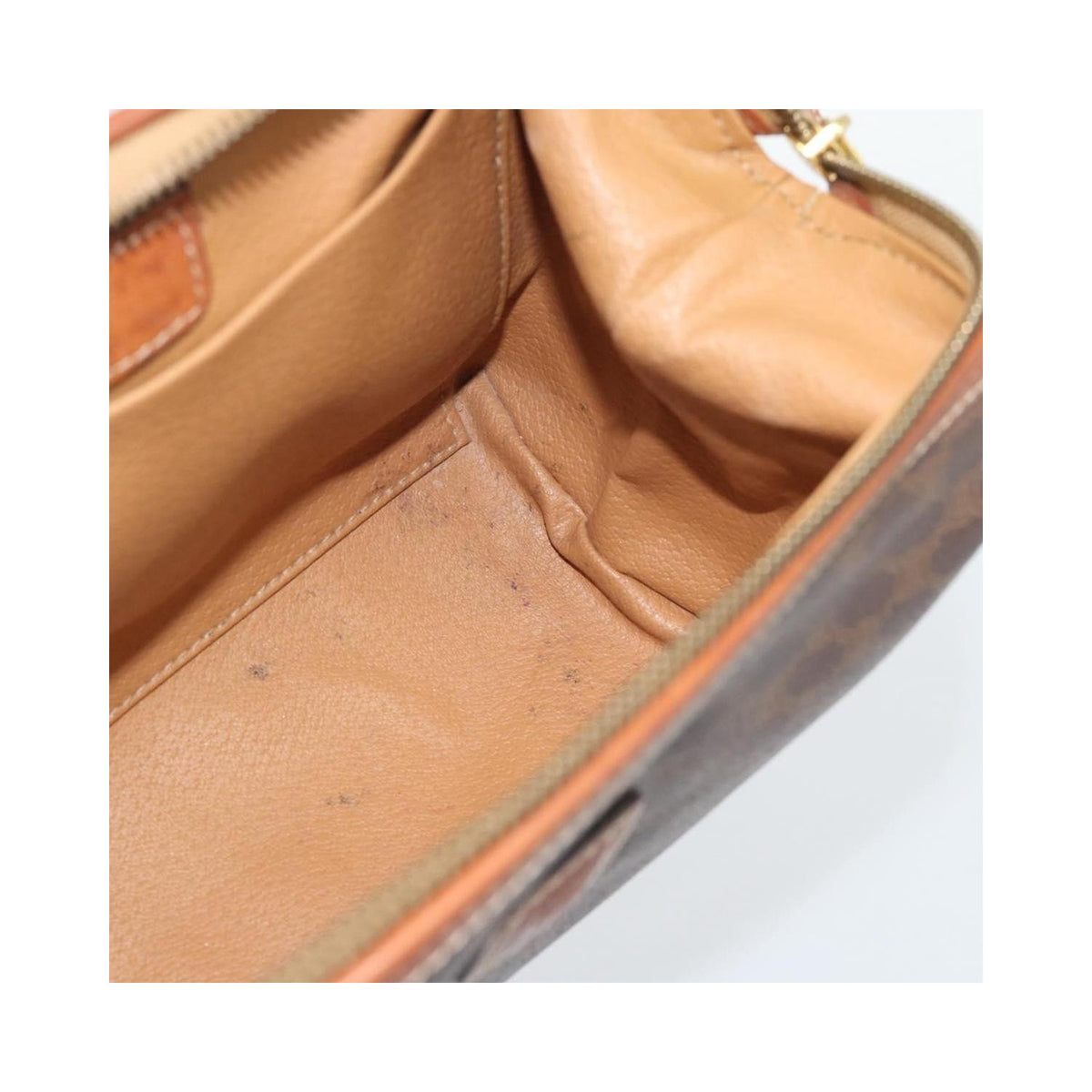 Pochette Celine C Macadam Toile - Marron