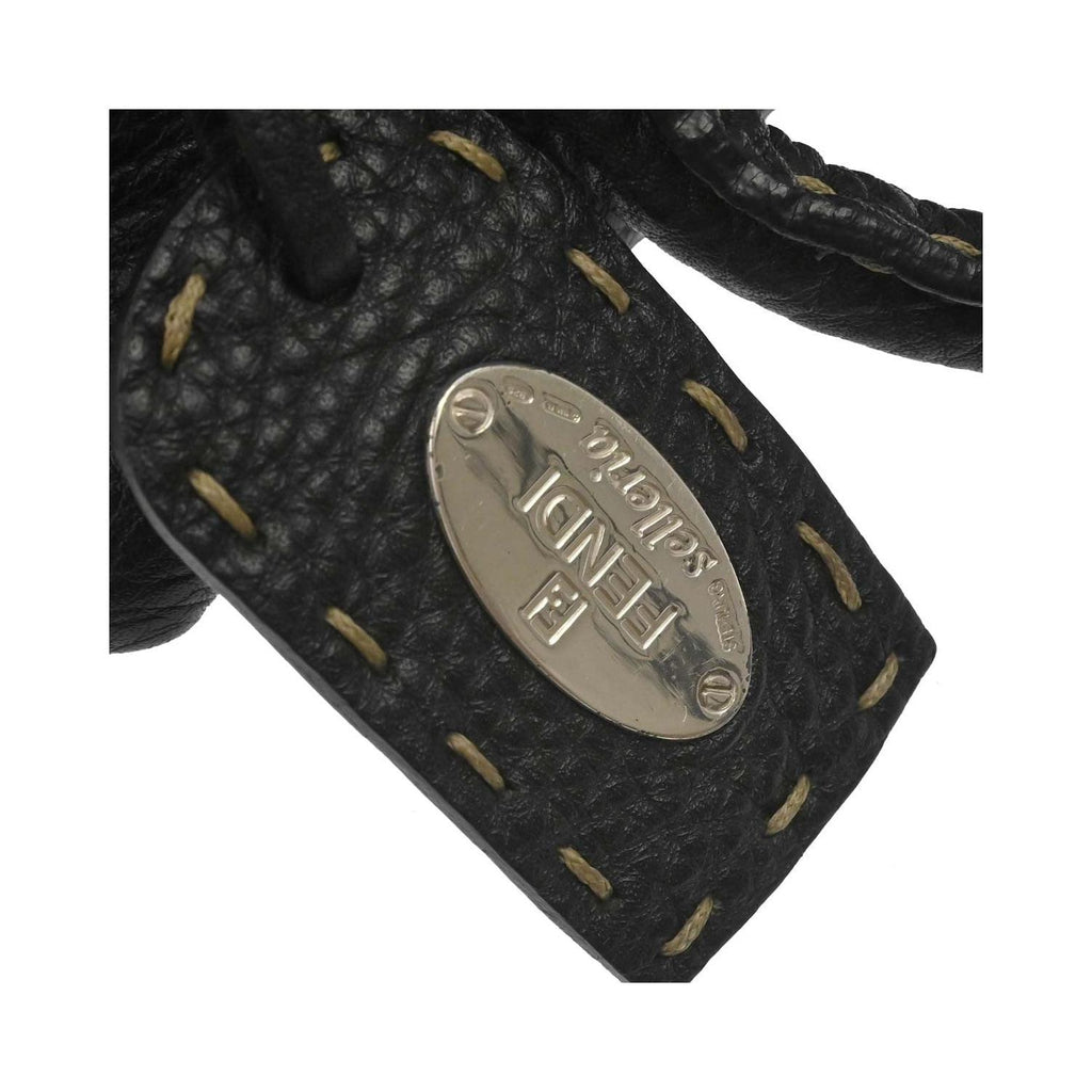Fendi - Sac À Main Selleria Frame Doctor Mini Cuir - Noir