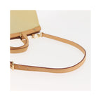 Sac Louis Vuitton Brea Handbag Mm Cuir Verni - Beige