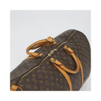 Sac De Voyage Louis Vuitton Keepall Bandoulière 60 Toile - Marron