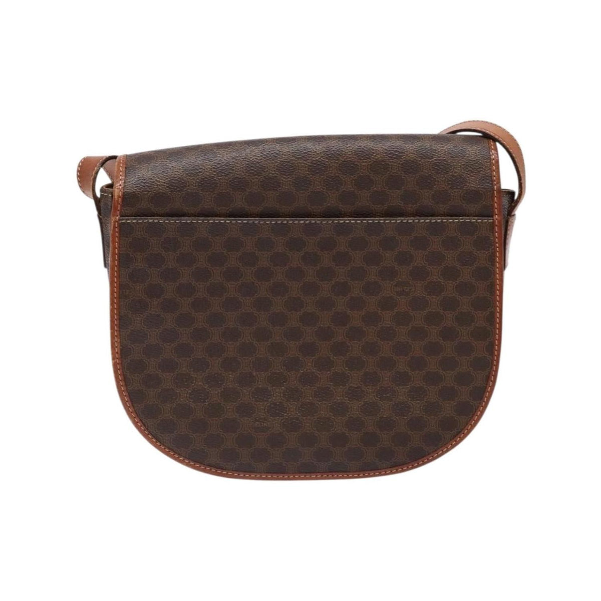 Sac Celine Macadam Shoulder Bag Toile - Marron