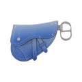 Pochette Christian Dior Saddle Wristlet Clutch Cuir - Bleu