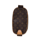 Bolso de mano Louis Vuitton Pochette Gange de lona - marrón