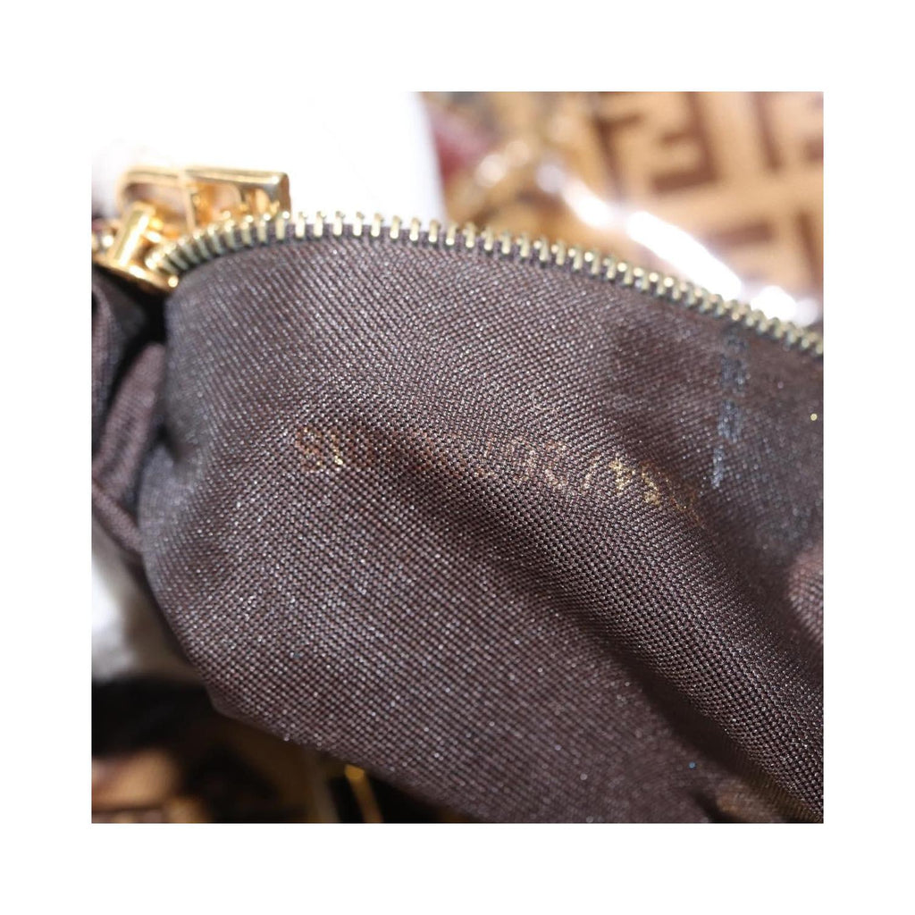 Fendi Mamma Baguette PVC shoulder bag - Brown