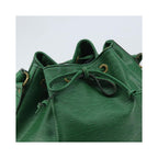 Sac Porté Épaule Louis Vuitton Petit Noe Medium Cuir - Vert