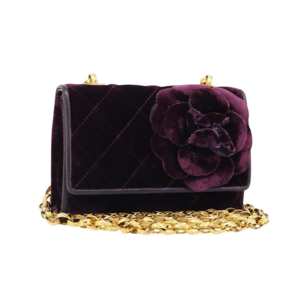 Chanel - Borsa a mano Wallet on Chain in velluto - Viola