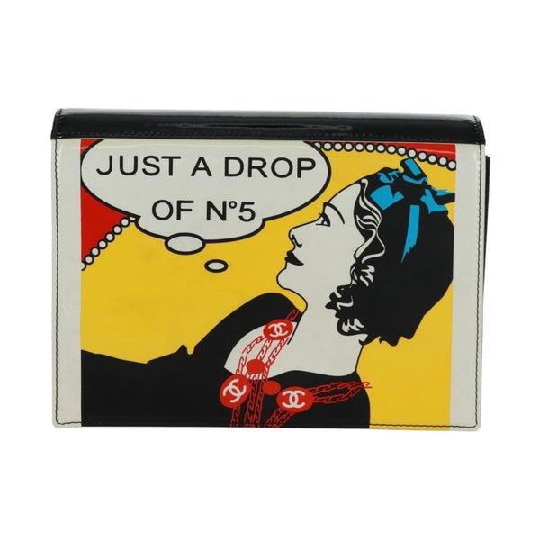 Imagen del producto de patente Chanel Just a Drop of No.5 Comic Coco Clutch