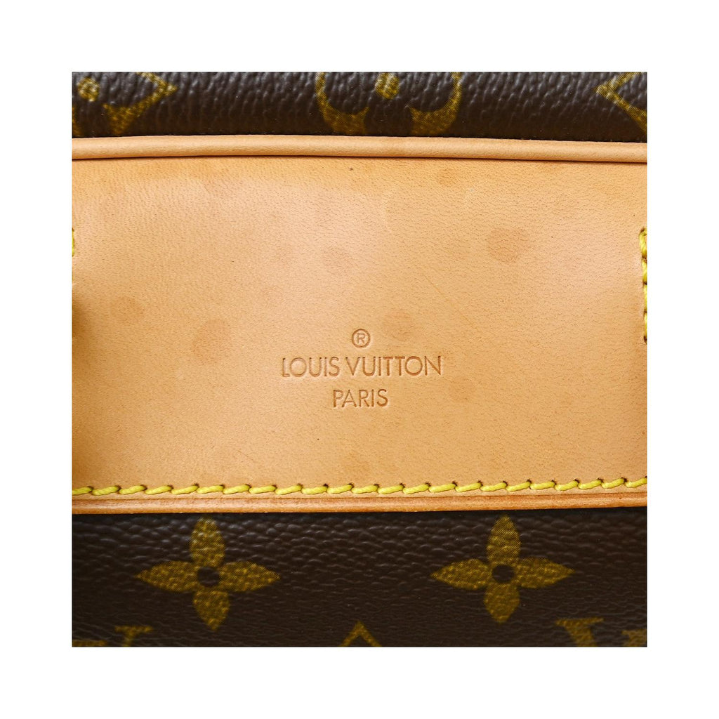 Sac À Main Louis Vuitton Deauville Mini Toile - Marron